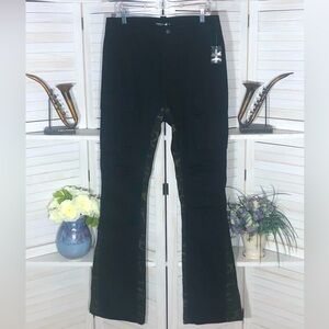 Hot Topic Black Cargo Pants Goth Camouflage 30x32